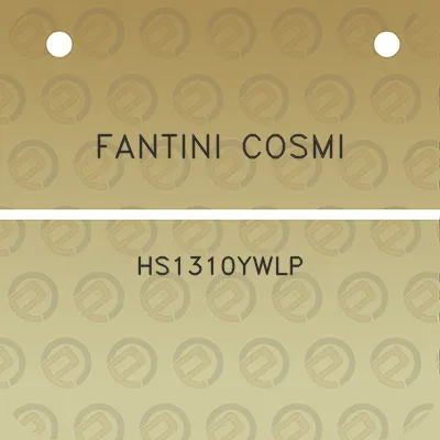 fantini-cosmi-hs1310ywlp