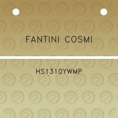 fantini-cosmi-hs1310ywmp