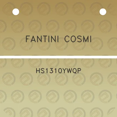 fantini-cosmi-hs1310ywqp