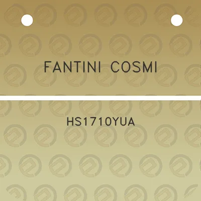 fantini-cosmi-hs1710yua