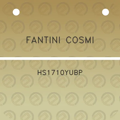 fantini-cosmi-hs1710yubp