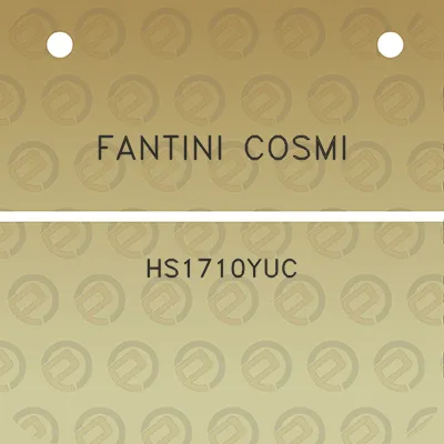 fantini-cosmi-hs1710yuc