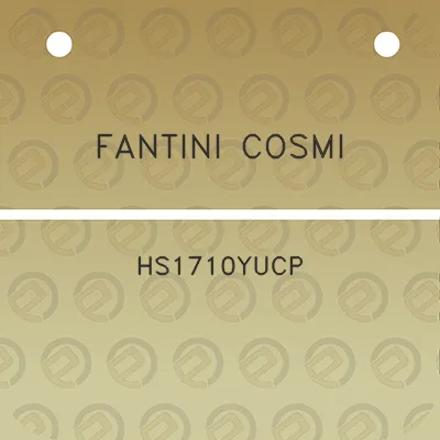 fantini-cosmi-hs1710yucp