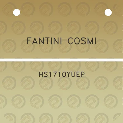 fantini-cosmi-hs1710yuep