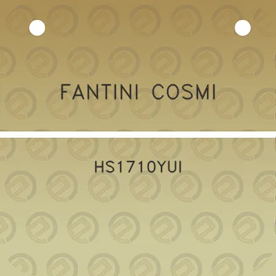 fantini-cosmi-hs1710yui