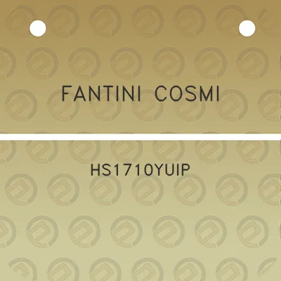 fantini-cosmi-hs1710yuip