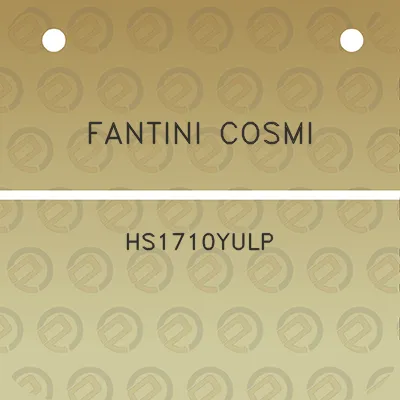 fantini-cosmi-hs1710yulp