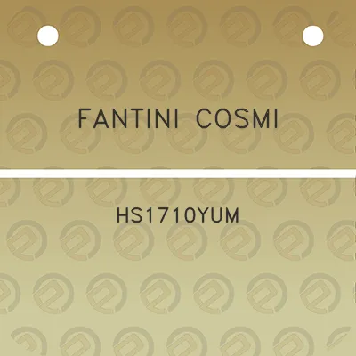 fantini-cosmi-hs1710yum