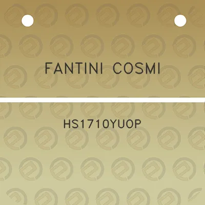 fantini-cosmi-hs1710yuop