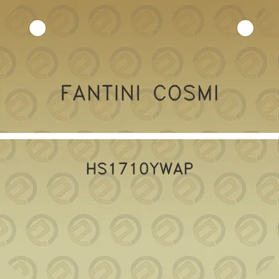 fantini-cosmi-hs1710ywap