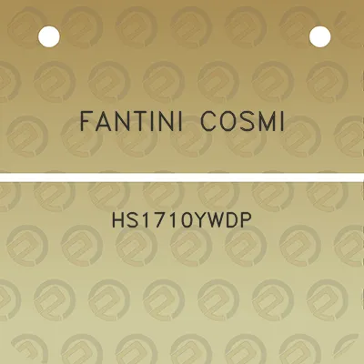 fantini-cosmi-hs1710ywdp