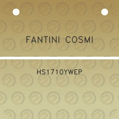 fantini-cosmi-hs1710ywep