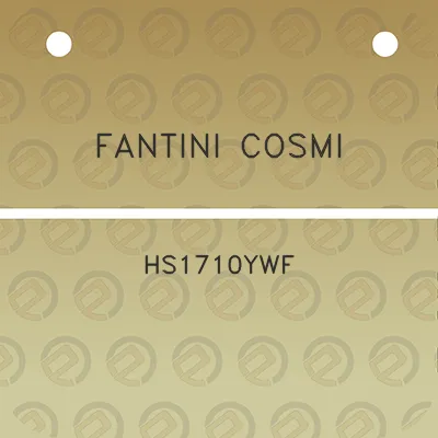 fantini-cosmi-hs1710ywf