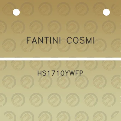 fantini-cosmi-hs1710ywfp