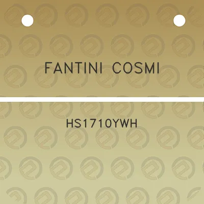 fantini-cosmi-hs1710ywh