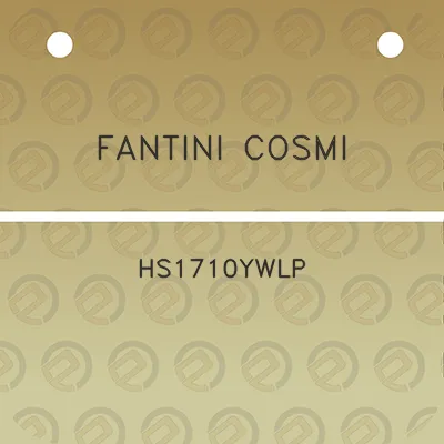 fantini-cosmi-hs1710ywlp