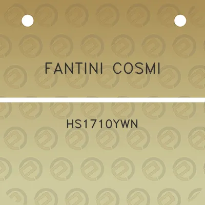 fantini-cosmi-hs1710ywn