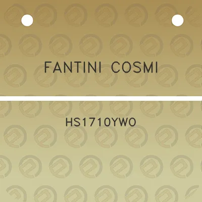 fantini-cosmi-hs1710ywo