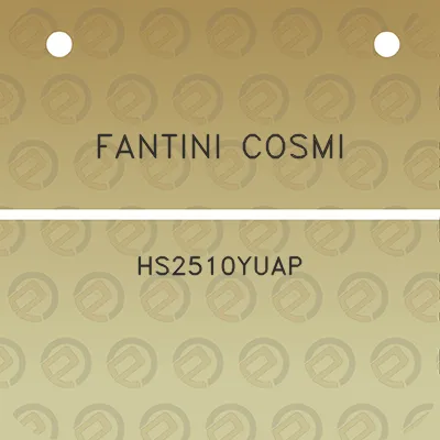 fantini-cosmi-hs2510yuap