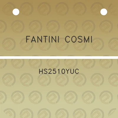 fantini-cosmi-hs2510yuc