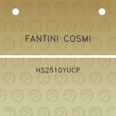 fantini-cosmi-hs2510yucp