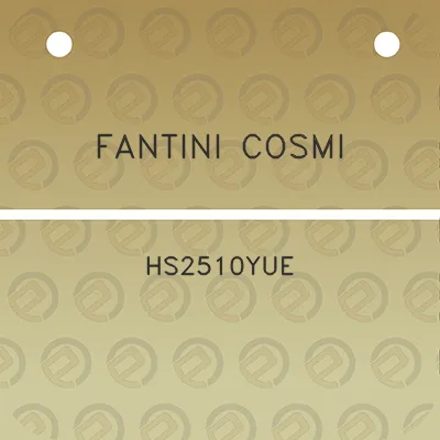 fantini-cosmi-hs2510yue