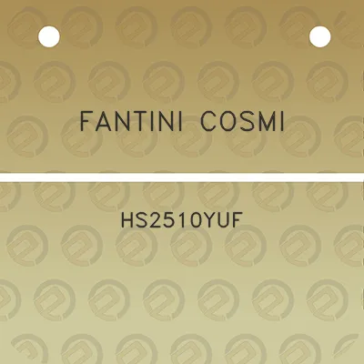 fantini-cosmi-hs2510yuf