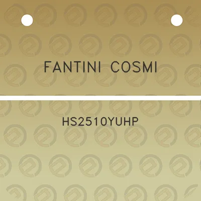 fantini-cosmi-hs2510yuhp