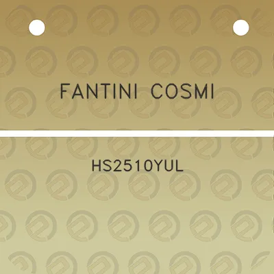 fantini-cosmi-hs2510yul