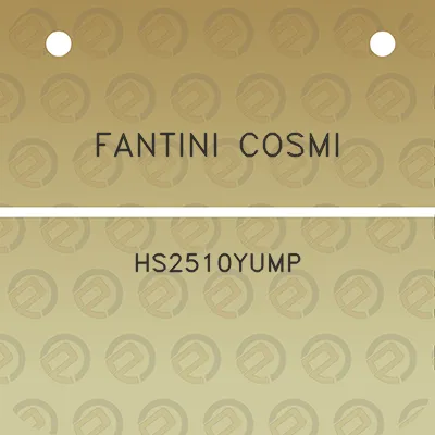 fantini-cosmi-hs2510yump