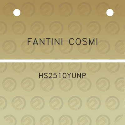 fantini-cosmi-hs2510yunp