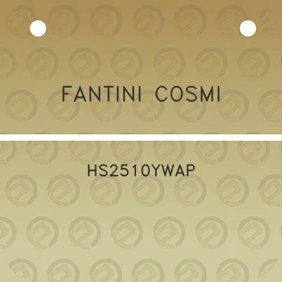 fantini-cosmi-hs2510ywap