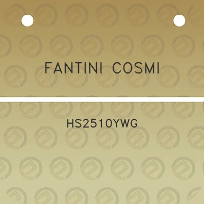 fantini-cosmi-hs2510ywg