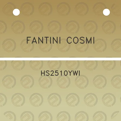 fantini-cosmi-hs2510ywi