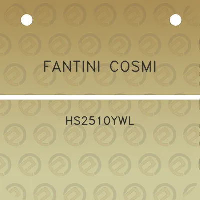 fantini-cosmi-hs2510ywl