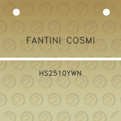 fantini-cosmi-hs2510ywn