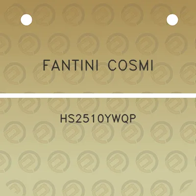 fantini-cosmi-hs2510ywqp