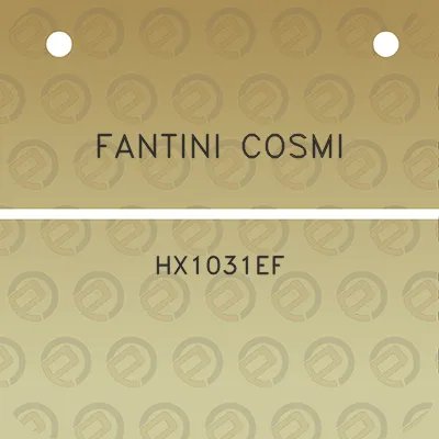 fantini-cosmi-hx1031ef