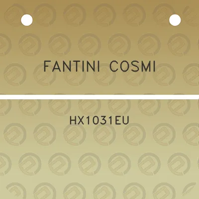 fantini-cosmi-hx1031eu