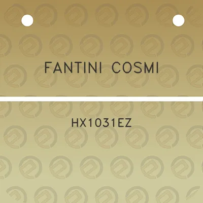 fantini-cosmi-hx1031ez