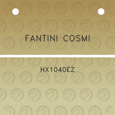 fantini-cosmi-hx1040ez