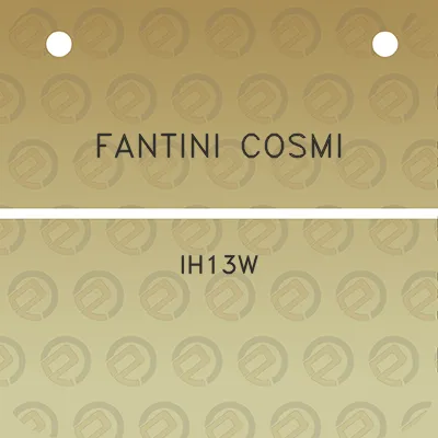 fantini-cosmi-ih13w