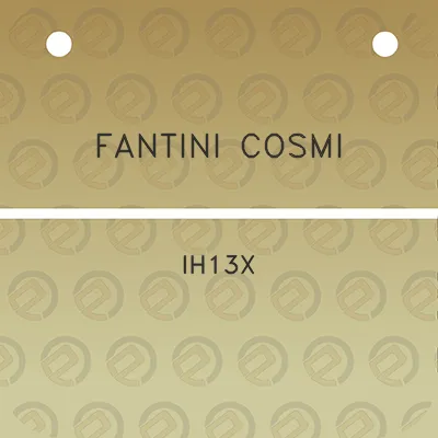 fantini-cosmi-ih13x