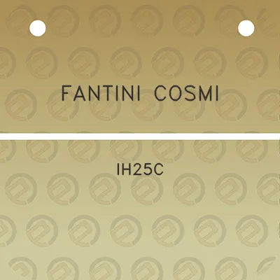 fantini-cosmi-ih25c