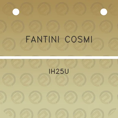 fantini-cosmi-ih25u