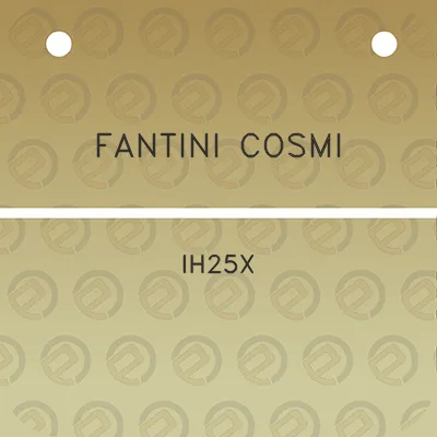 fantini-cosmi-ih25x