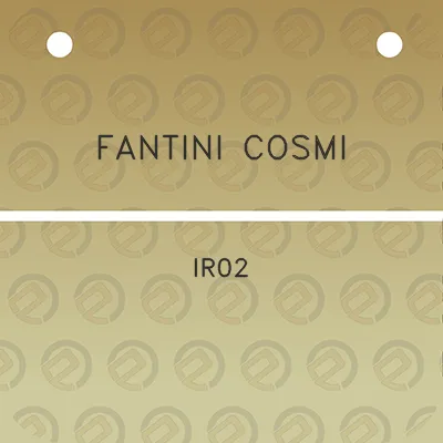 fantini-cosmi-ir02