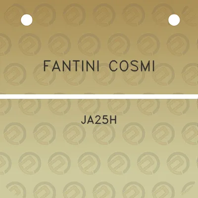 fantini-cosmi-ja25h