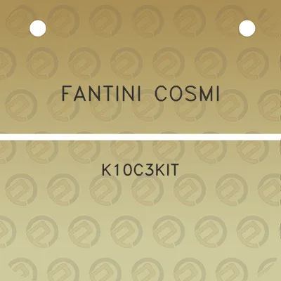 fantini-cosmi-k10c3kit