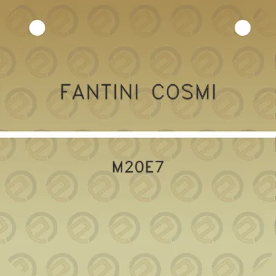 fantini-cosmi-m20e7